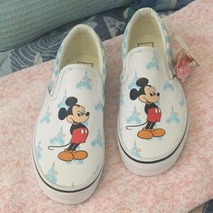 NWT DISNEY Parks 2022 50th Anniversary VANS slip on shoes.